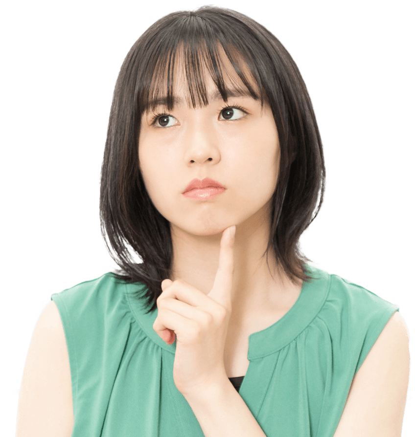  悩んでいる人