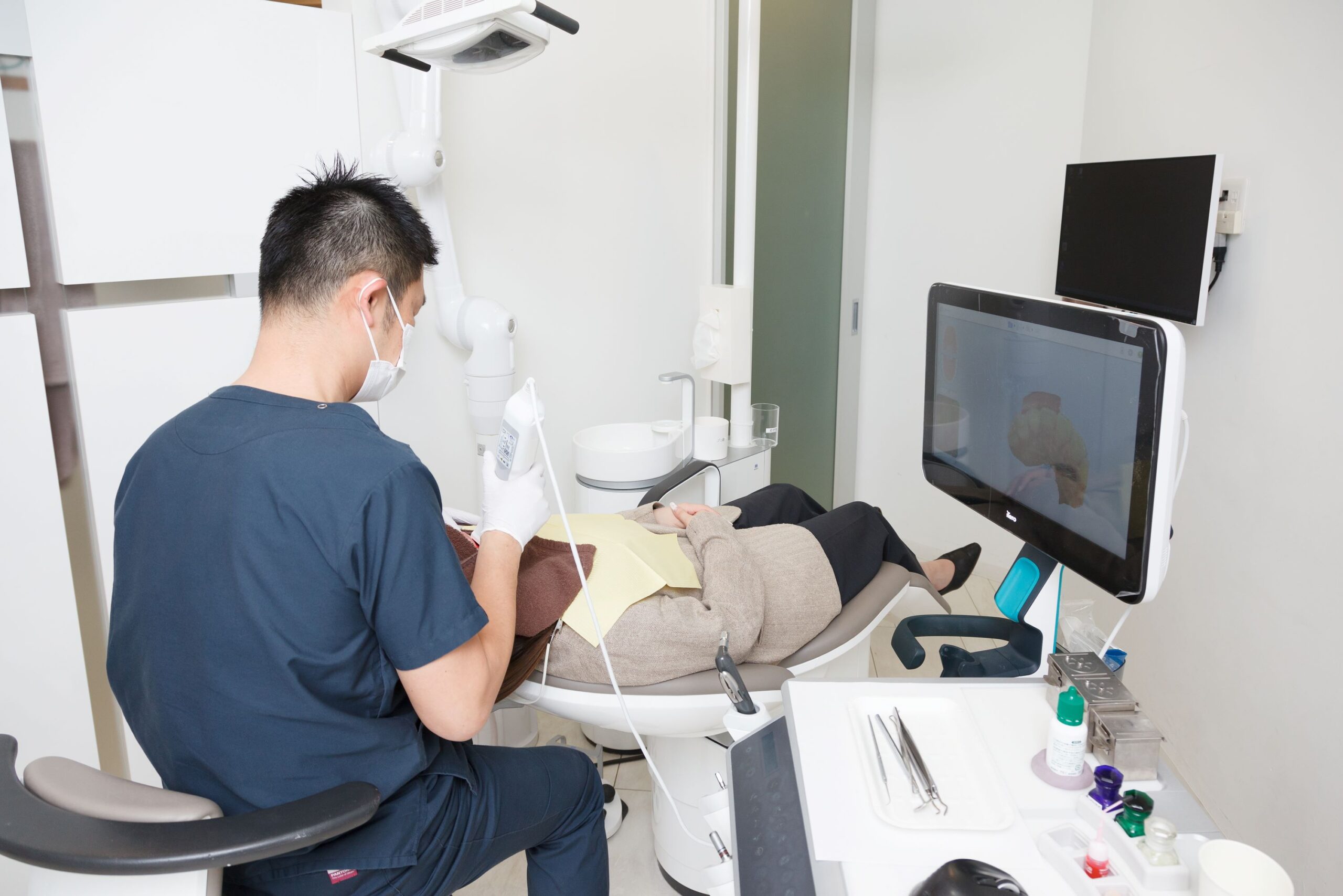 半個室診療でプライバシーを確保